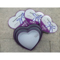 Caixa de presente personalizada personalizada Hearted